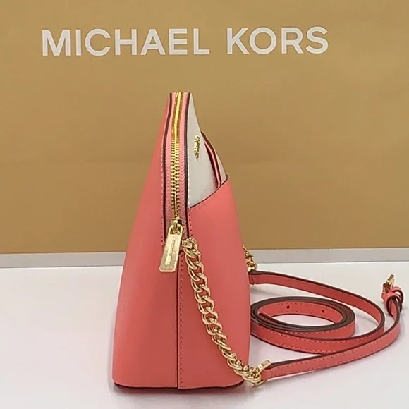 MICHAEL KORS MEDIUM DOME XCROSS XBODY GRAPEFRUIT MULTI COLOR - Picture 7 of 15